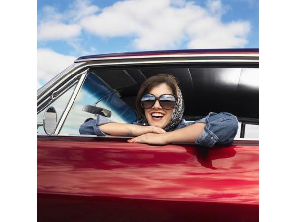 If your boyfriend loves old cars, have a friend take photos of you posing with a different car for each month of the year.