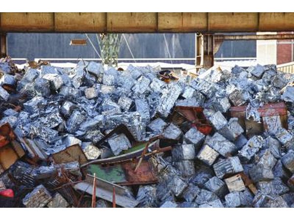 Large collection of scrap metal