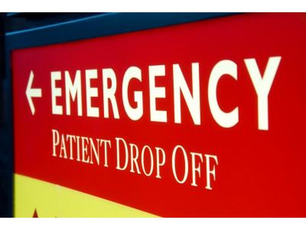 A trip to the emergency room may be necessary.