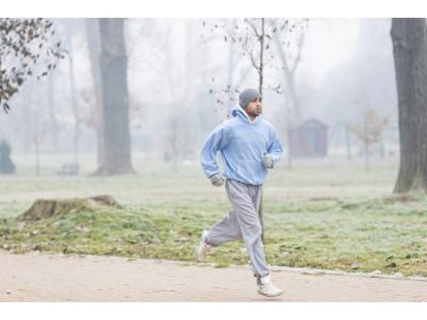 Man jogging