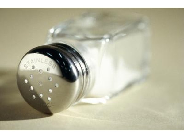 Make a salt water solution.