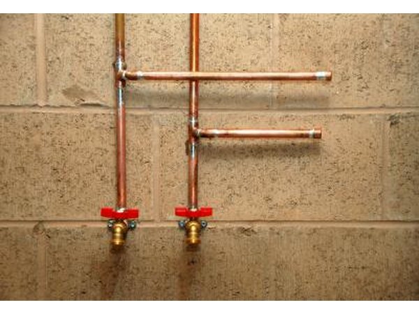 Copper piping is known for lasting a long time.