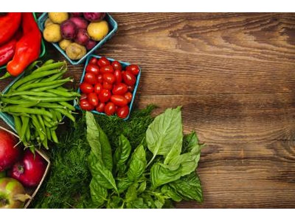 Fruits and vegetables are low in sodium.