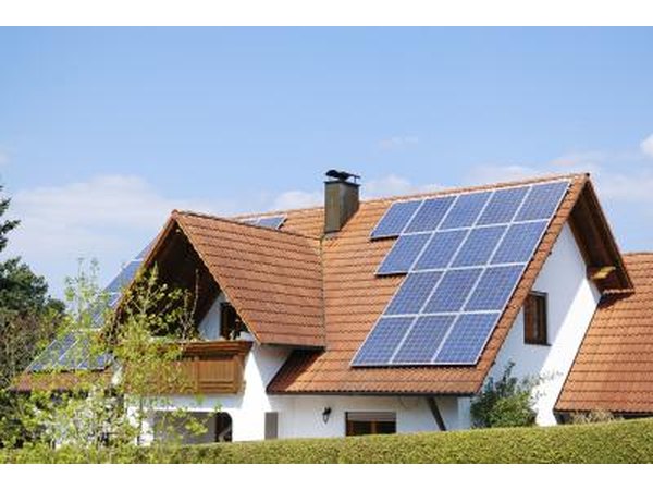 A solar panel system is eligible for a tax credit.