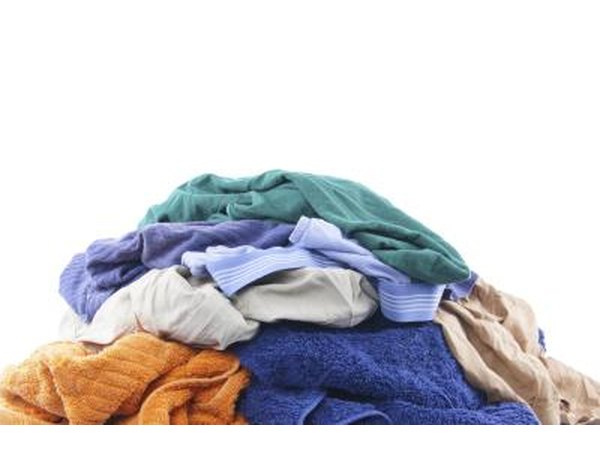 Pile of dirty laundry.
