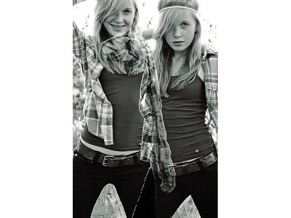 Identical twins have an increased risk of depression.