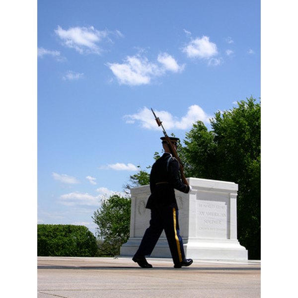 Tomb of the Unknown Soldier, Arlington National Cemetery USA image by p_gangler from Fotolia.com ...