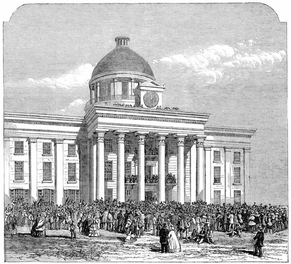 who was elected president of the confederacy civil war
