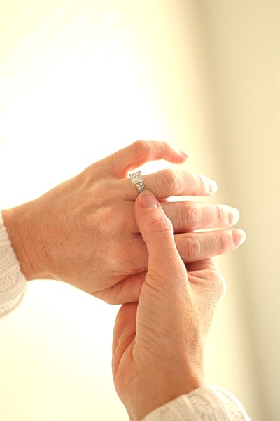 wearing wedding ring after spouse dies