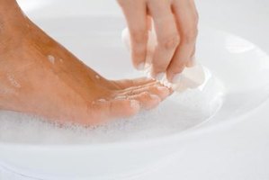 How do you get rid of black toenails?