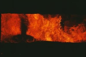 rock melting eruptions volcanic effects temperature factors melted getty ehow affect volcanoes
