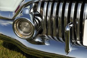 How do you paint over chrome plating?