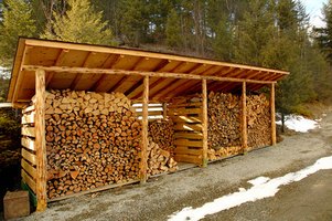 Designs to Build a Wood Shed to Store Firewood