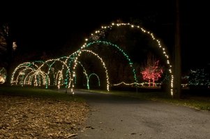 diy christmas light arches ehow diy christmas light arches ehow