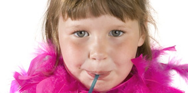 Little girl as a party-animal image by Ivonne Wierink from Fotolia.com Birthday kids might favor a special color.