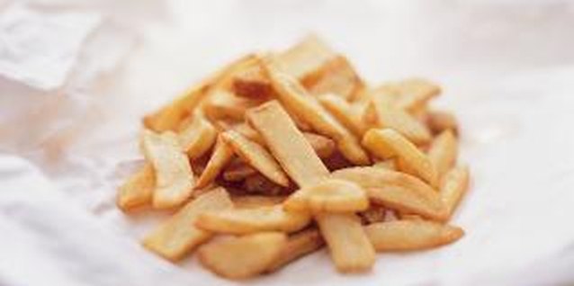 Digital Vision./Digital Vision/Getty Images Homemade French fries are low in fat and delicious.