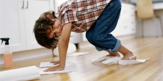 Kraig Scarbinsky/Digital Vision/Getty Images He may never be willing to help polish the floor again!