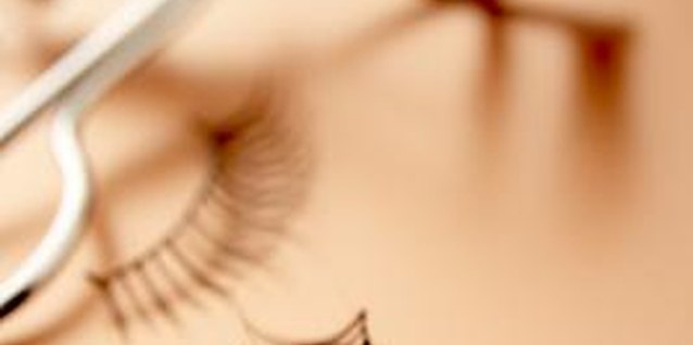 BananaStock/BananaStock/Getty Images If false eyelashes are too challenging, curl your natural eyelashes for additional length.
