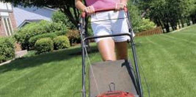 Dynamic Graphics Group/Dynamic Graphics Group/Getty Images Water in the fuel system can stop a gas-powered mower cold.