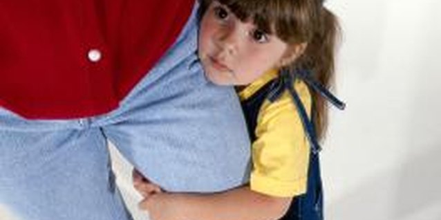 Brand X Pictures/Brand X Pictures/Getty Images Shy kids may need more time to warm up.