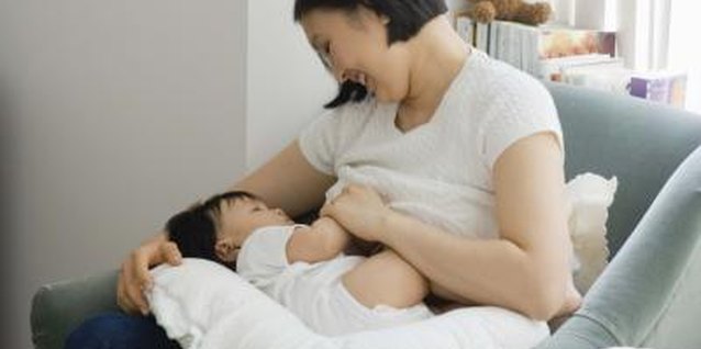 Jupiterimages/Creatas/Getty Images Drink a minimum of 8 cups of water a day for optimal breastfeeding health.