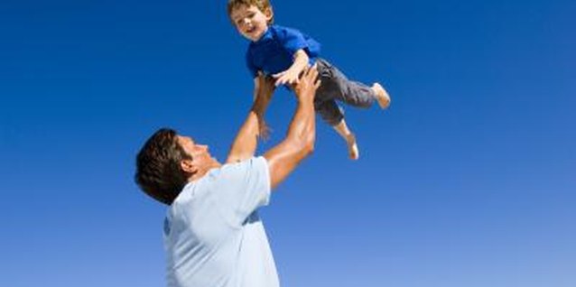 Jupiterimages/Pixland/Getty Images Children learn behaviors by watching the example their parents set for them.