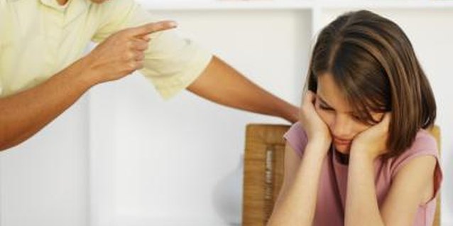 Stockbyte/Stockbyte/Getty Images Think before you say the wrong thing to your kid.