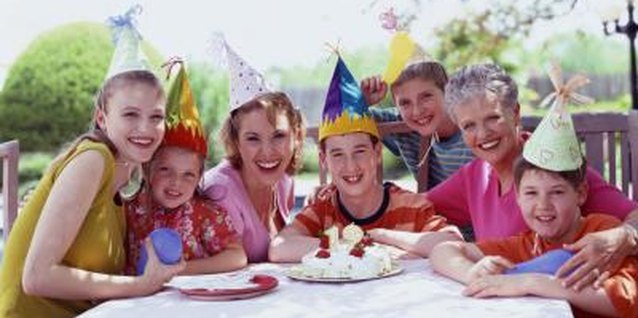 Creatas/Creatas/Getty Images Announce your teen's birthday with a handmade invitation.