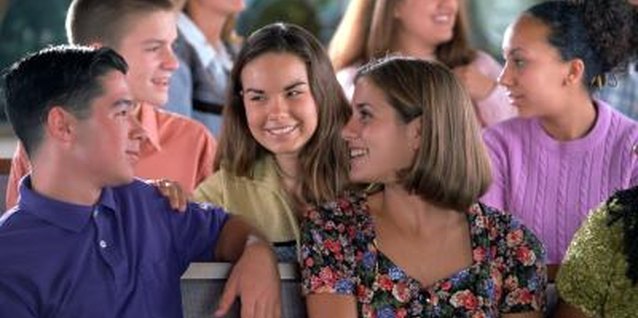 Brand X Pictures/Brand X Pictures/Getty Images Help your teen enjoy interacting and growing spiritually with her Sunday school peers.