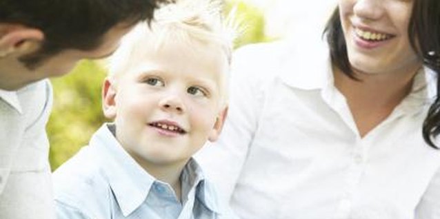 Hemera Technologies/AbleStock.com/Getty Images Talk with your child often to build his sense of self-worth.