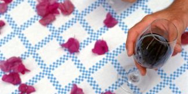 Creatas Images/Creatas/Getty Images A waterproof tablecloth will not stain.
