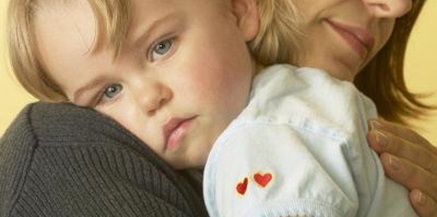 Hemera Technologies/AbleStock.com/Getty Images Quiet time with Mom helps most toddlers calm down.