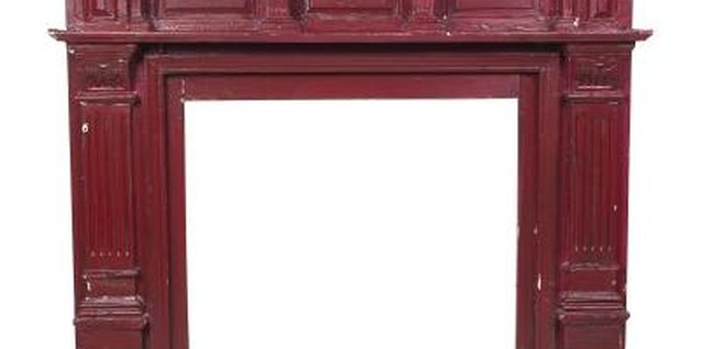 Hemera Technologies/PhotoObjects.net/Getty Images Staining is one way to make a mantel look old.