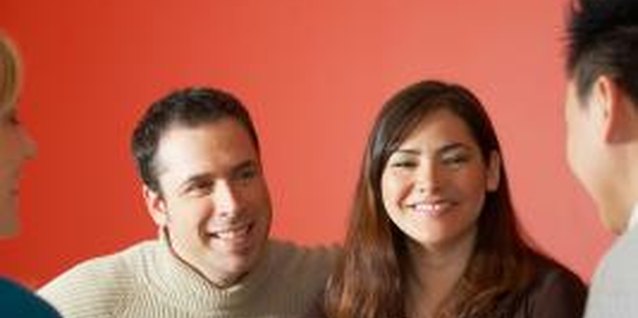 Jupiterimages/Photos.com/Getty Images Friends may see the relationship blossoming before you notice it.