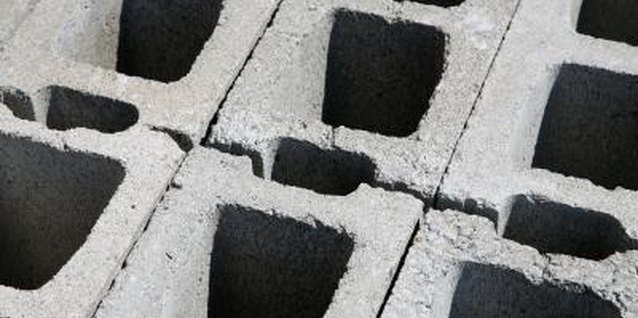Jupiterimages/Photos.com/Getty Images Ordinary cinder blocks can be used to make planters.