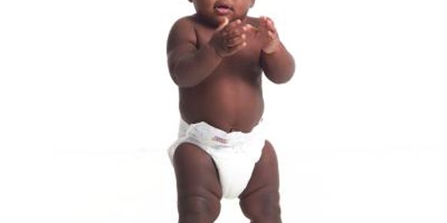 Photodisc/Photodisc/Getty Images Toddlers usually have a rounded belly.