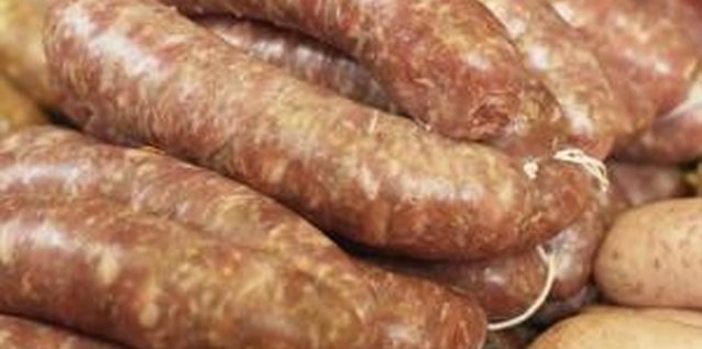 Michael Blann/Photodisc/Getty Images Cook that sausage up before you pickle it.