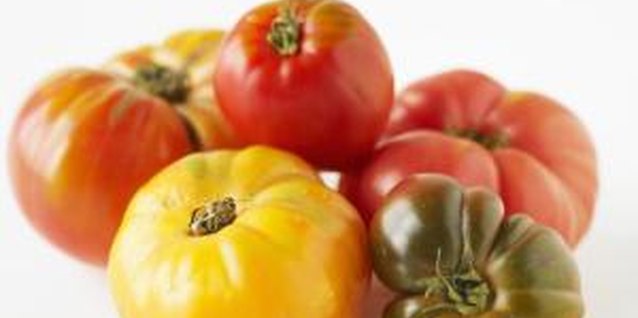 Siri Stafford/Lifesize/Getty Images "Orange Oxheart" is an heirloom tomato variety.