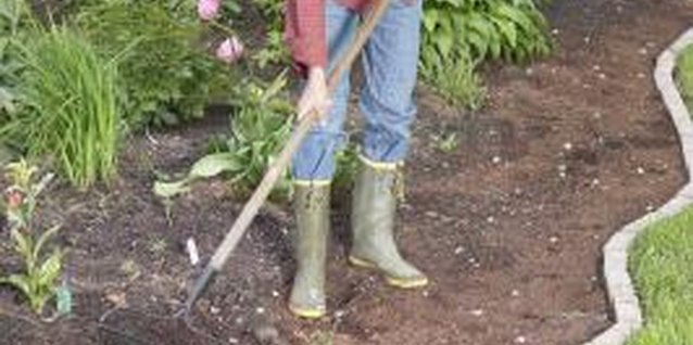 Hemera Technologies/AbleStock.com/Getty Images Rake the soil after each tilling to fine tune the soil.
