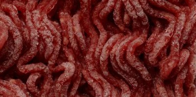 Photos.com/Photos.com/Getty Images Frozen ground beef is an economical addition to any kitchen.