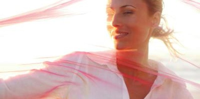 Goodshoot/Goodshoot/Getty Images Voile fabric is often used for veils.