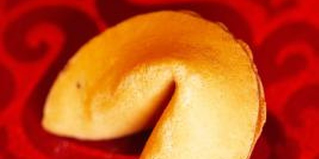 Jupiterimages/Photos.com/Getty Images Make personal fortune cookies for your child using fortunes you composed.