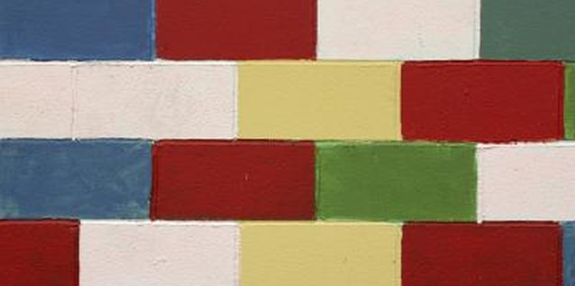 Hemera Technologies/AbleStock.com/Getty Images Paint the cinder block supports for an eclectic look.