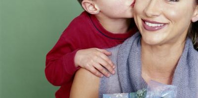 Ryan McVay/Photodisc/Getty Images Your child can form attachments with you as well as other caregivers.