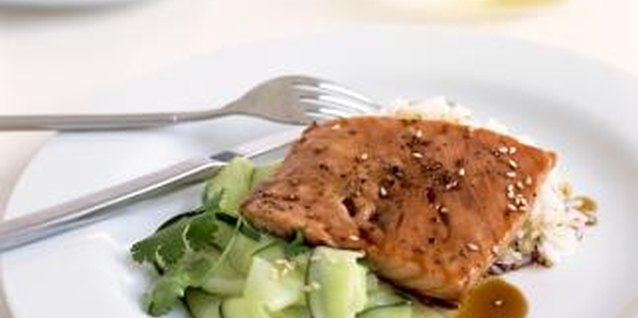 Creatas Images/Creatas/Getty Images Impress your family and friends with homemade teriyaki salmon.