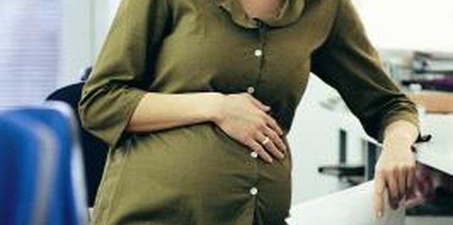 Digital Vision./Digital Vision/Getty Images Talk to your supervisor about your maternity leave options.