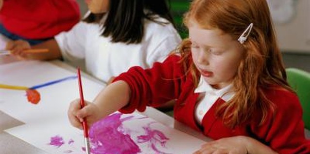 Katy McDonnell/Digital Vision/Getty Images Even children's paint products labeled as non-toxic can be harmful.