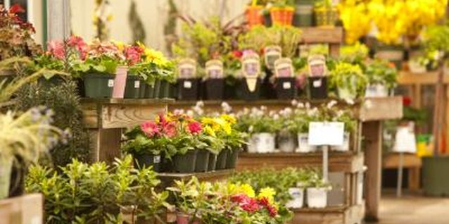 Comstock Images/Comstock/Getty Images Tiers of plants don't have to look like a supply store aisle.