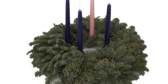 Thomas Northcut/Photodisc/Getty Images Decorate your own Advent wreath to enhance its meaning.