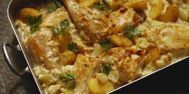Eising/Photodisc/Getty Images Yogurt sticks best to chilled chicken.